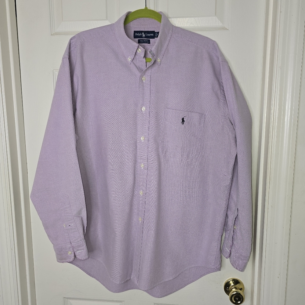 Polo by Ralph Lauren Lavender Button-Down Oxford Shirt